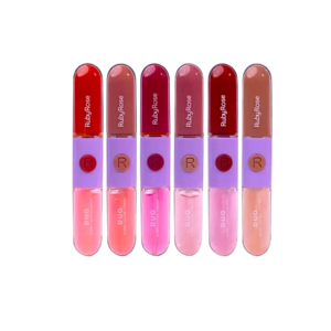Lip Gloss Matte 2 en 1 Ruby Rose
