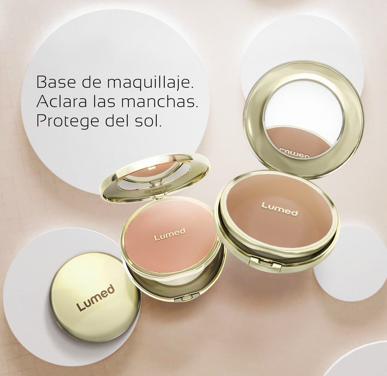 Base Compacta Lumed 50FPS Aclarante - Imagen 2