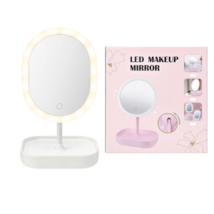 Espejo con Luz Led de Mesa