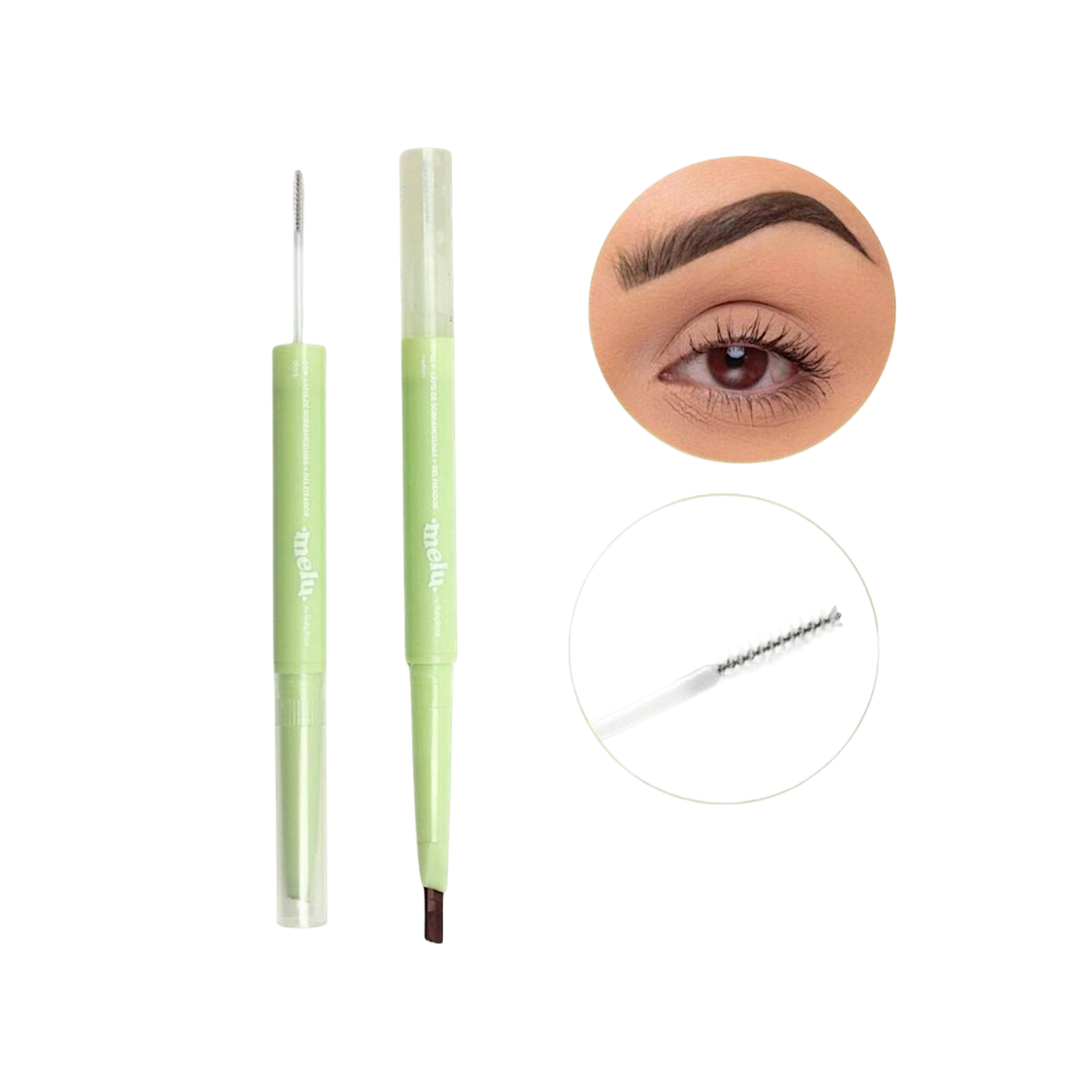 Lápiz Retráctil Cejas Con Gel Melu