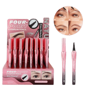 Lápiz de Cejas PELO A PELO POINT KISS BEAUTY