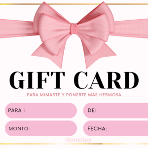 GiftCard - Tarjeta de regalo (Elegi el monto)