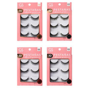 Pestañas Postizas 3D 3 Pares GS