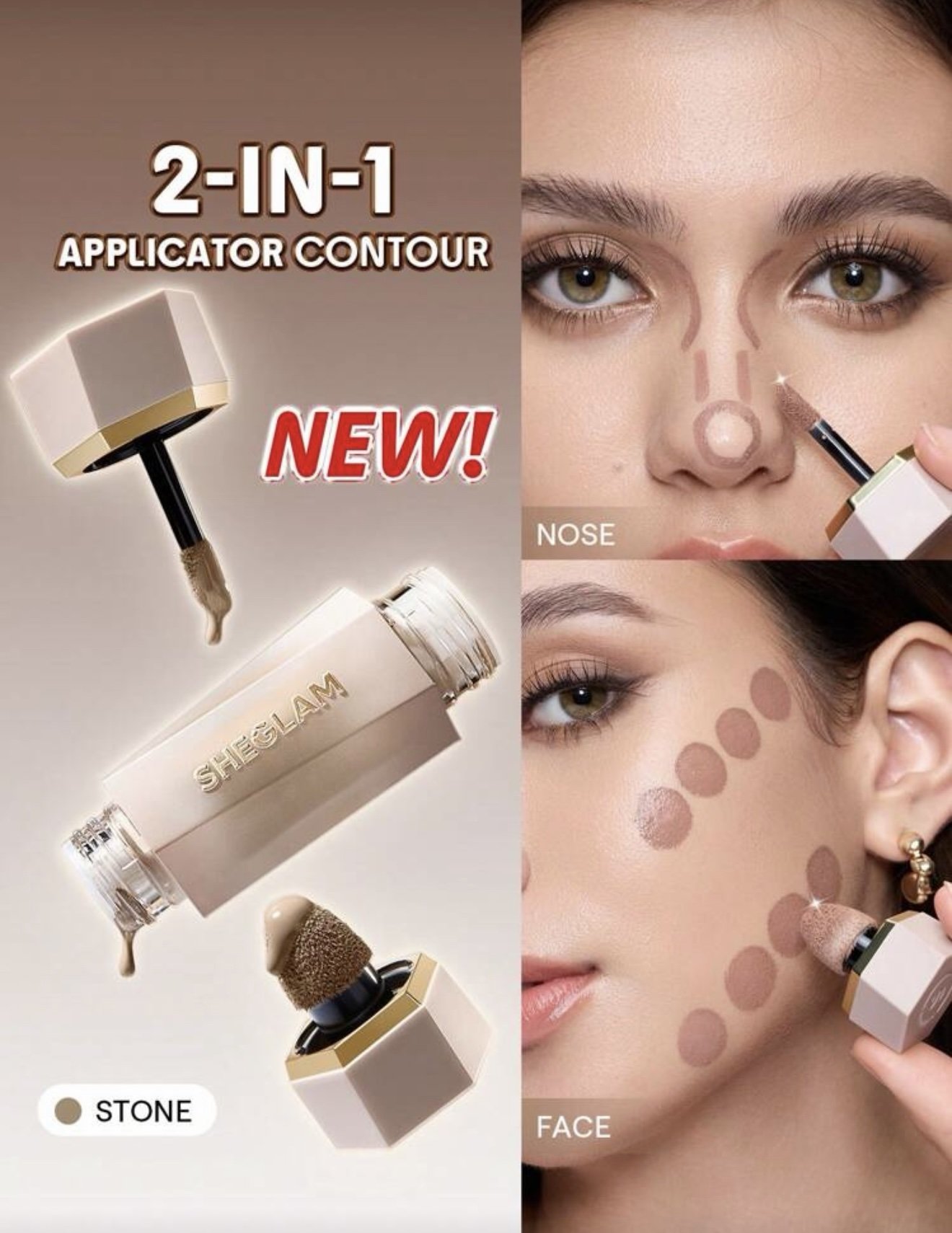 Contorno Sculpt Doble SHEGLAM - Imagen 3