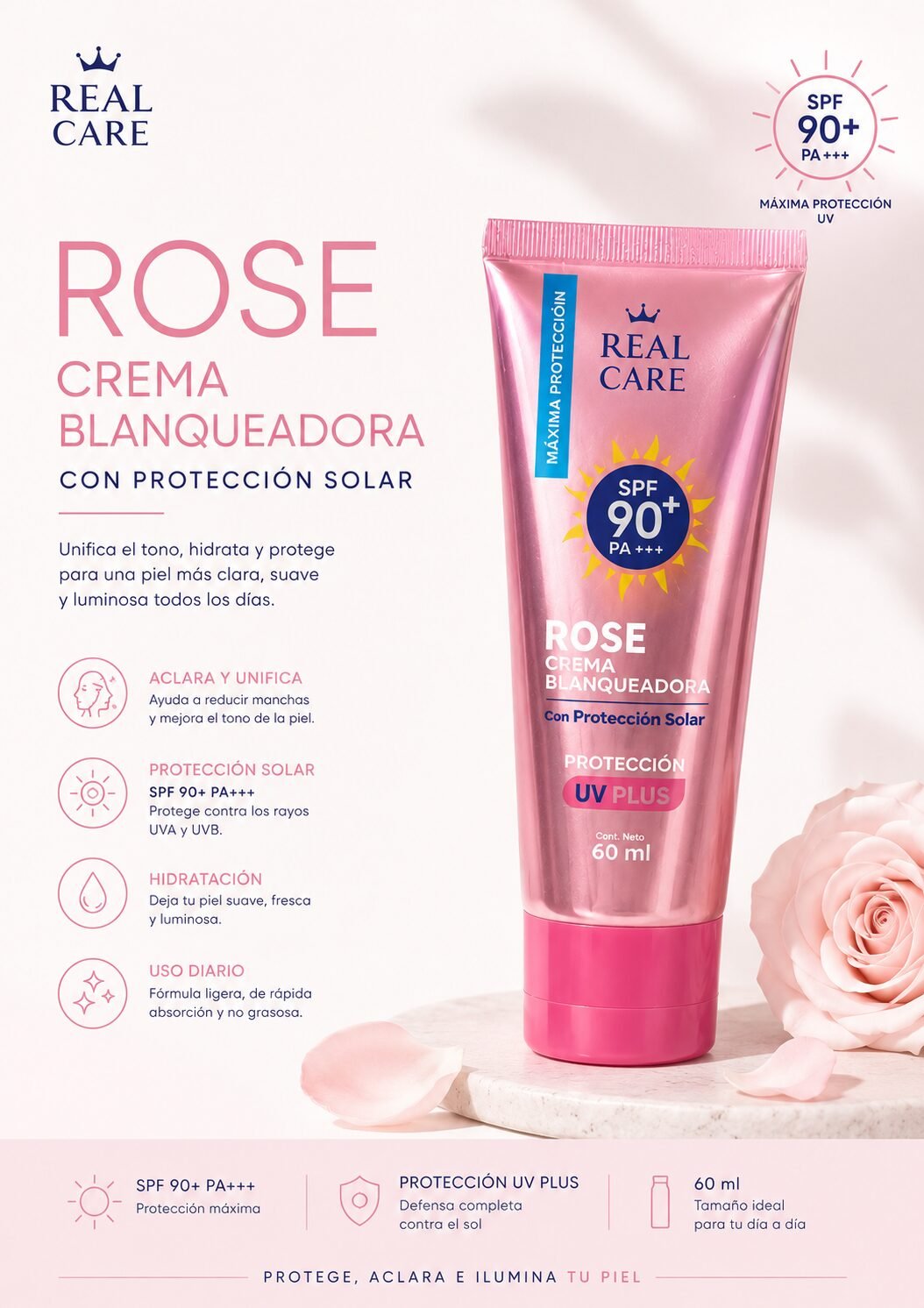 Crema Blanqueadora FPS90 REAL CARE - Imagen 2