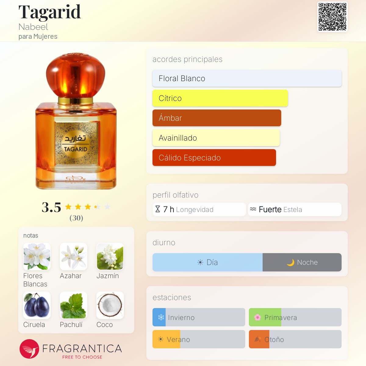 Perfume Árabe TAGARID PARFUM - Imagen 3
