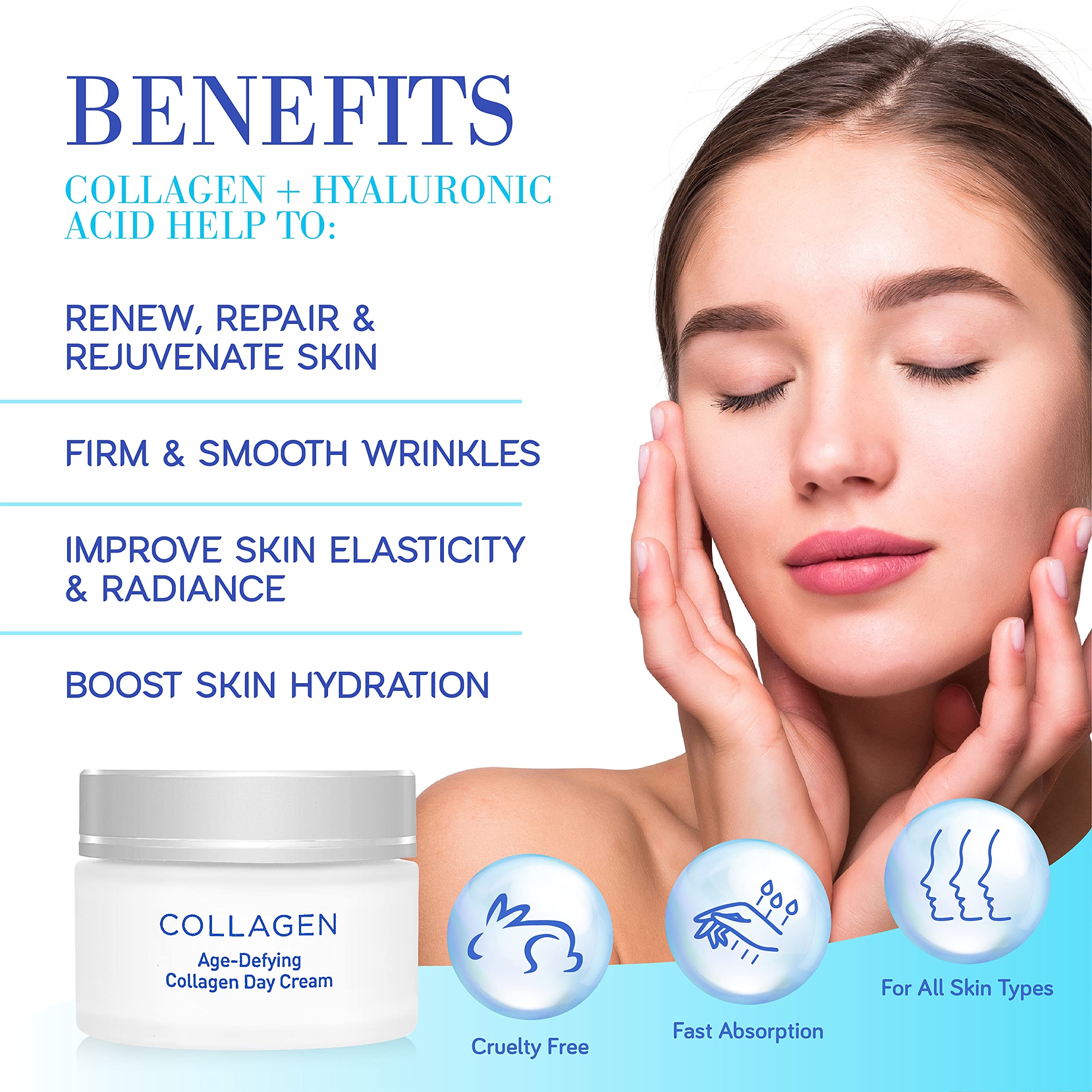 Crema Facial Collagen 3 en 1 de Real Care - Imagen 2