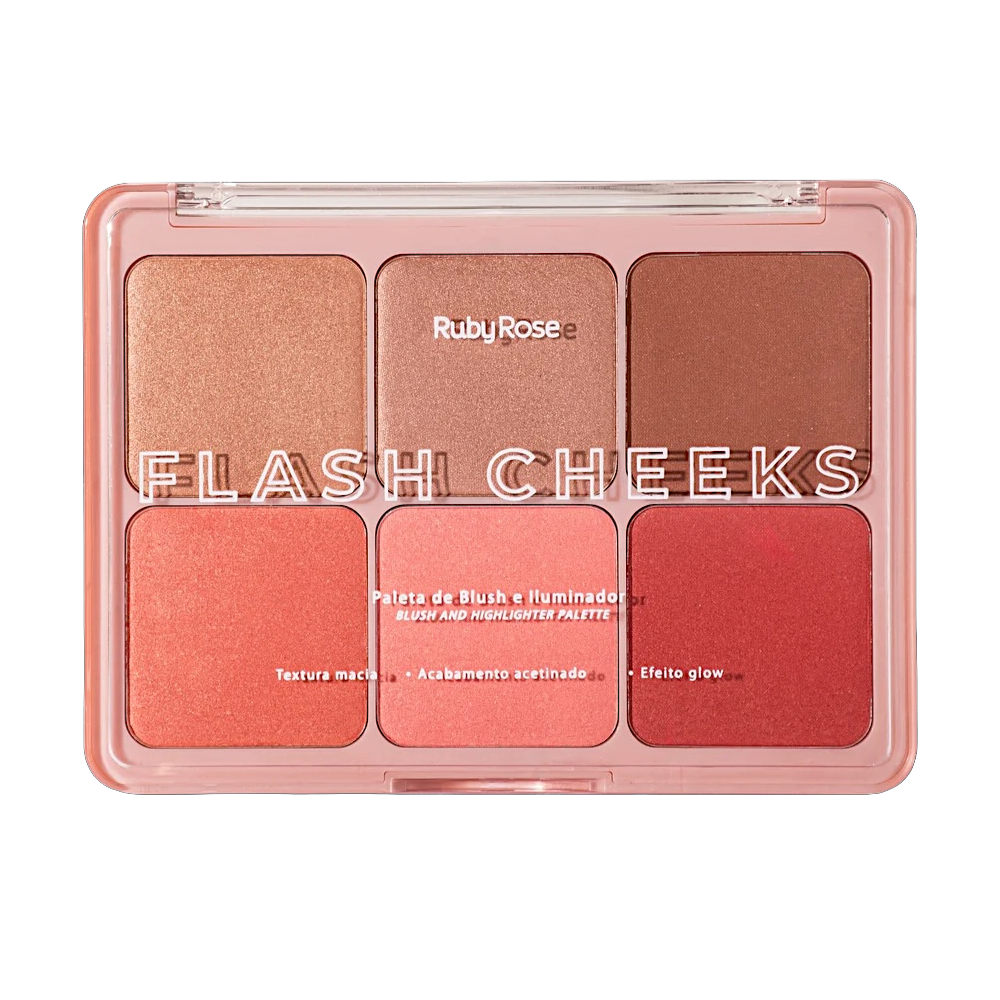 Paleta FLASH CHEEKS Ruby Rose