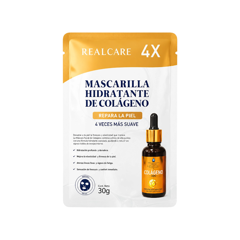 Mascarilla Facial Colágeno REAL CARE