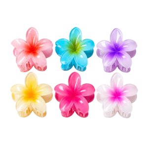 Hebilla Flor Hawaiana para Cabello