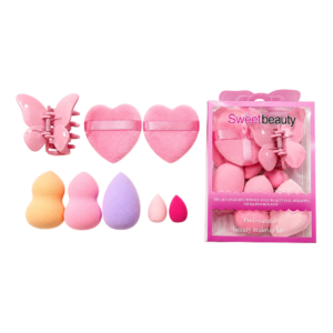 Kit de Esponjas y Hebilla Mariposa SWEETBEAUTY