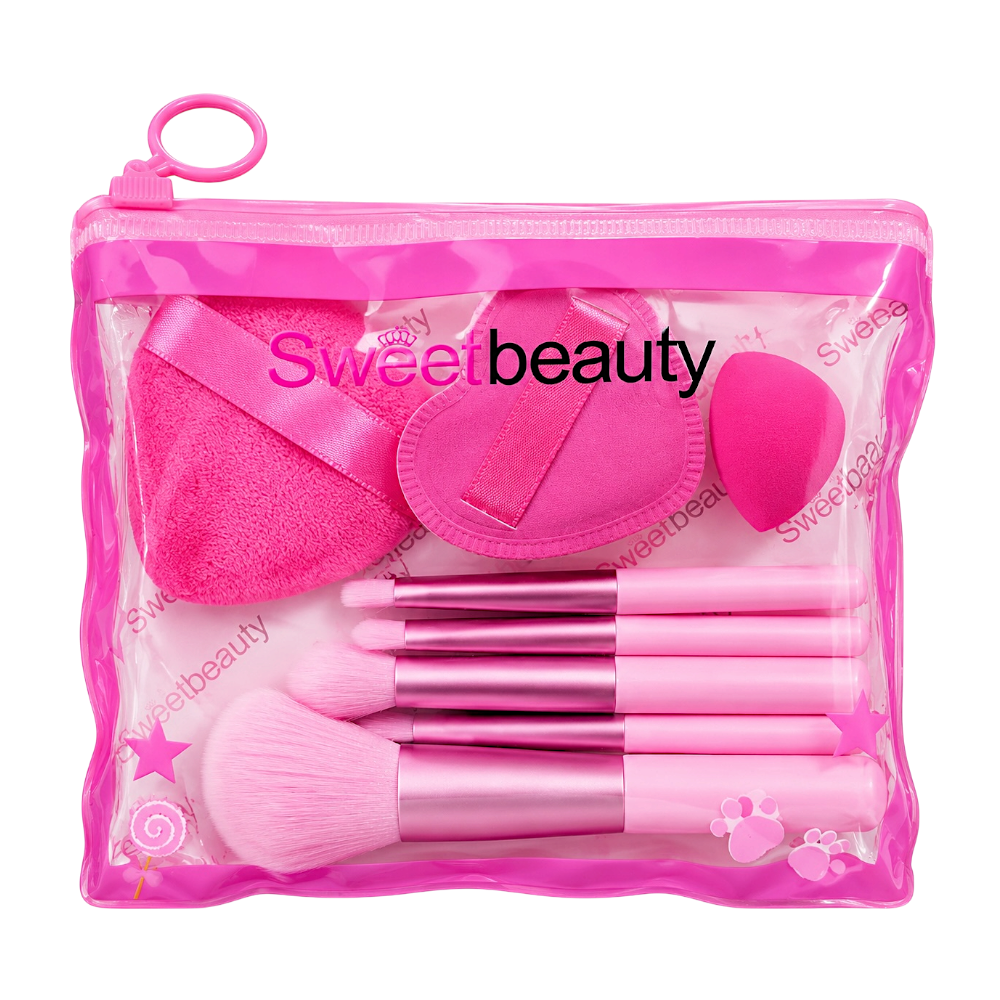 Cartuchera con Brochas y Esponjas SWEETBEAUTY