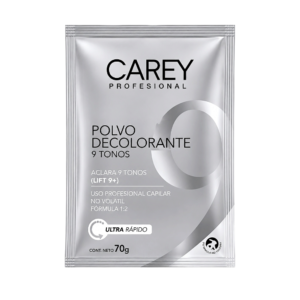 Polvo Decolorante 9 Tonos CAREY 70gr