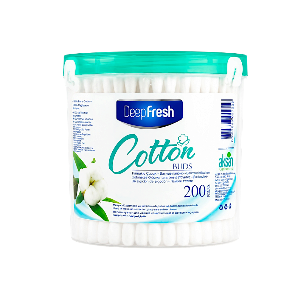 Cotonete DEEP FRESH 200PC
