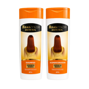 Shampoo y Acondicionador Recarga de Keratina REAL COLOR