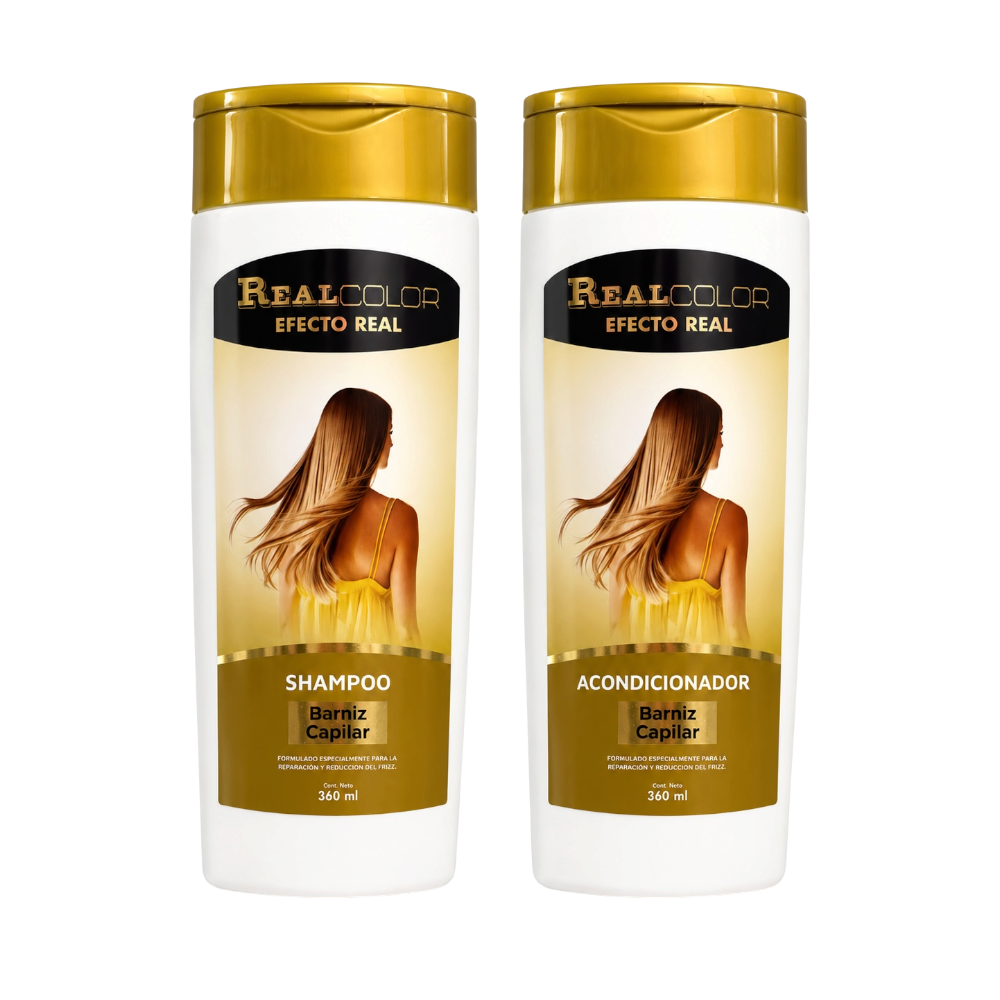 Shampoo y Acondicionador Barniz REAL COLOR