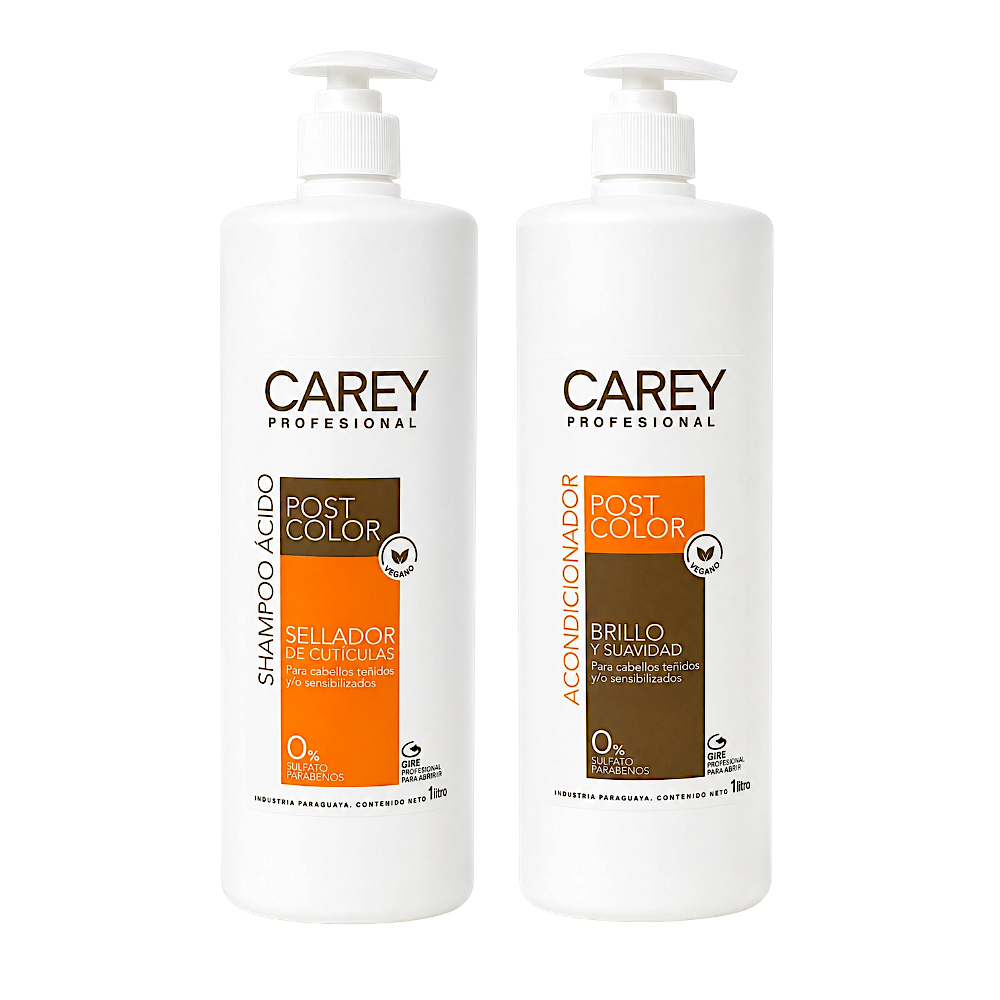 Shampoo y Acondicionador POST COLOR CAREY 1LT