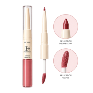 Lip Gloss con lip Liner DHERMOSA