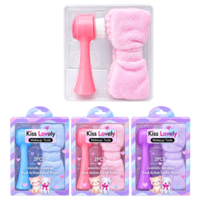Cepillo Masajeador Facial con Vincha KISS LOVELY