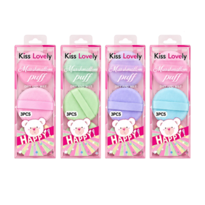 Set de 3 Esponjitas PUFF KISS LOVELY