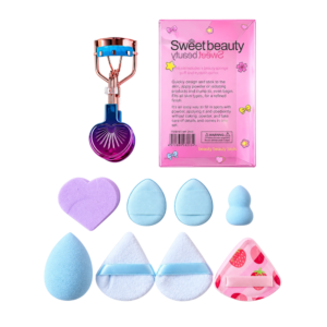 Set de Esponjas y Arqueador con Peinecito SWEET BEAUTY